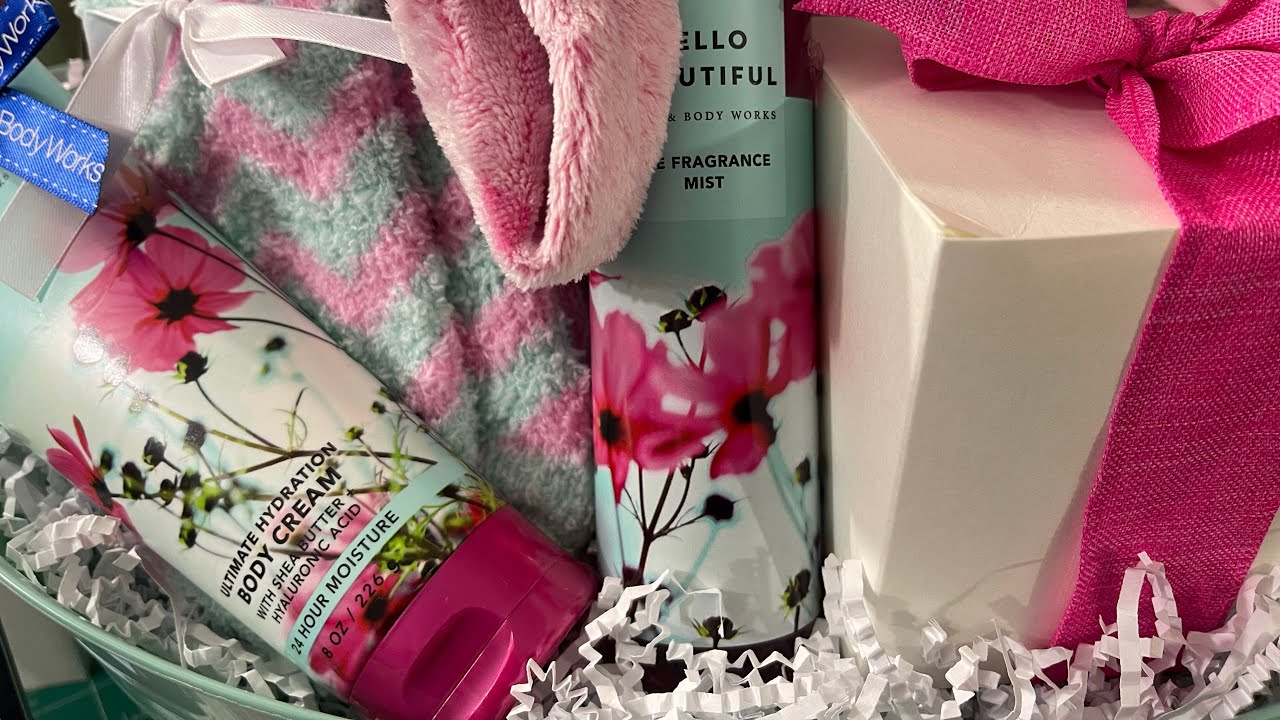 DIY Bath & Body Works Gift Basket Designs