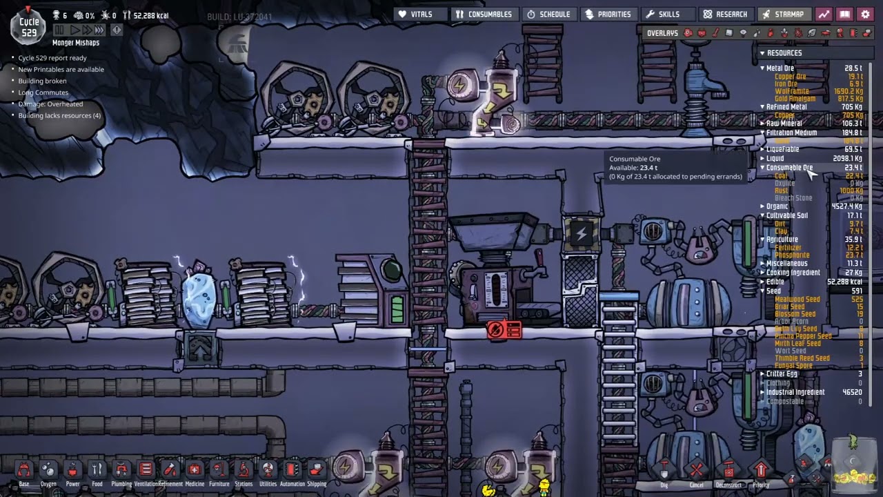 Stream #282: Oxygen Is Not Included On Thursdays - ONI: E10