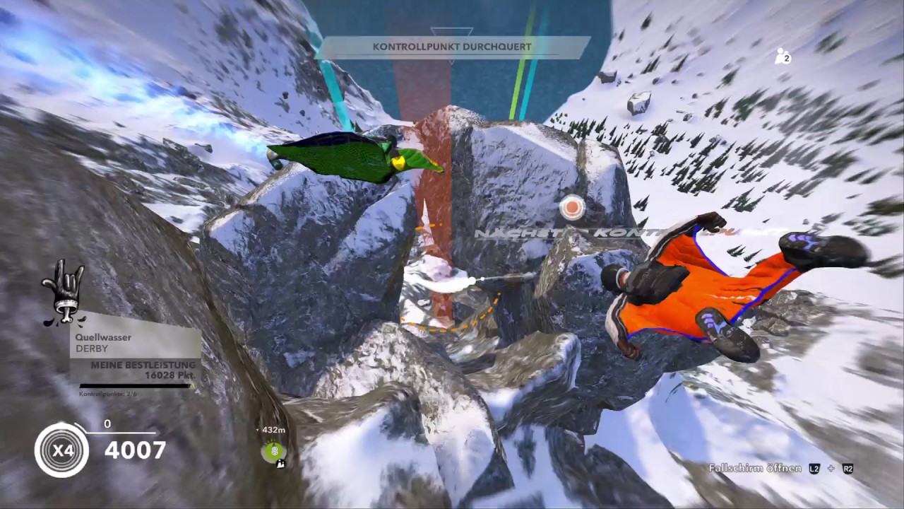 STEEP - Wingsuit - Bone Collector - Quellwasser - Gold