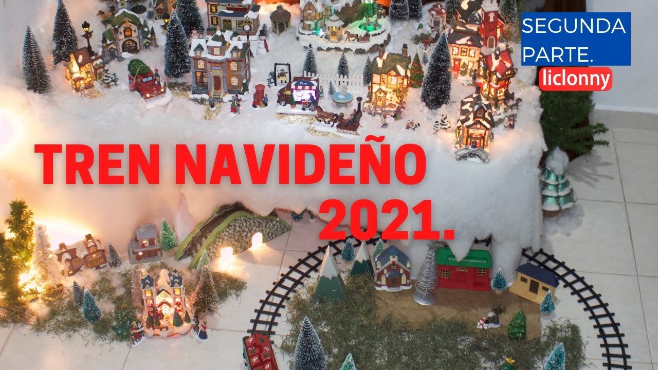 Tren Navideño / Cómo hacer caminos y piezas nuevas de la villa 2021. liclonny