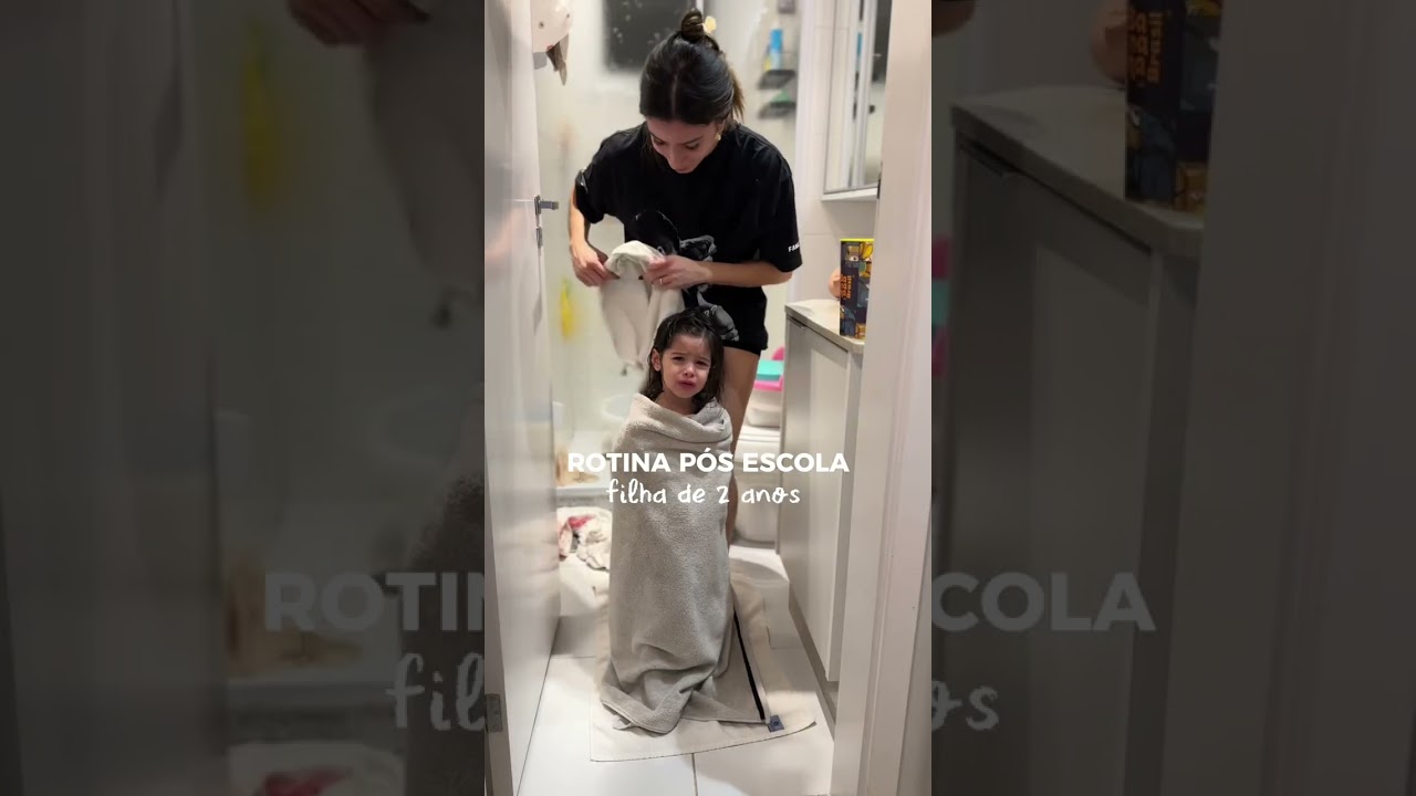 Rotina pós escola (filha de 2 anos)
