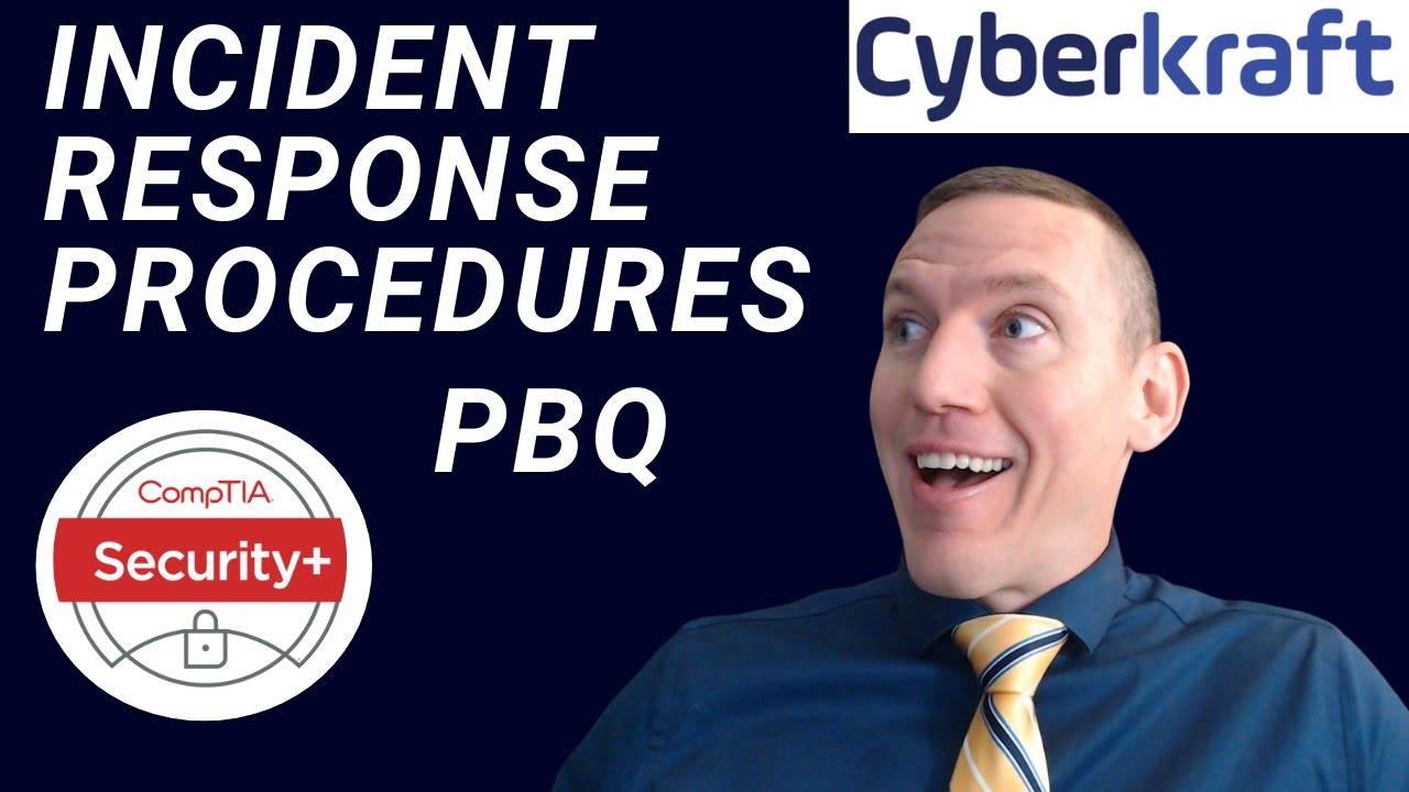 CompTIA Security+ PBQ 21 Реагирование на инциденты и CIRT