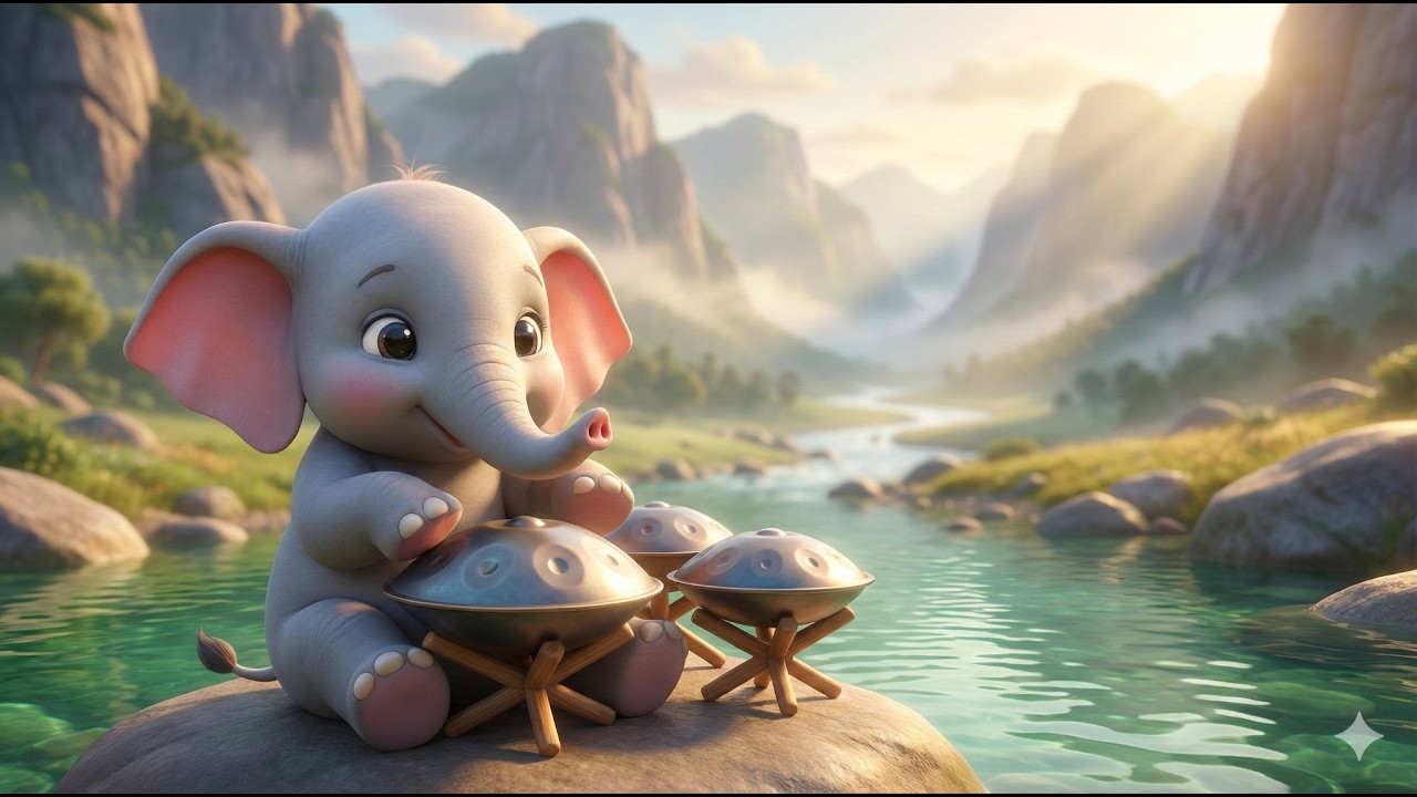 Elephant Golden Spa 🐘 | Gentle Handpan Relaxation