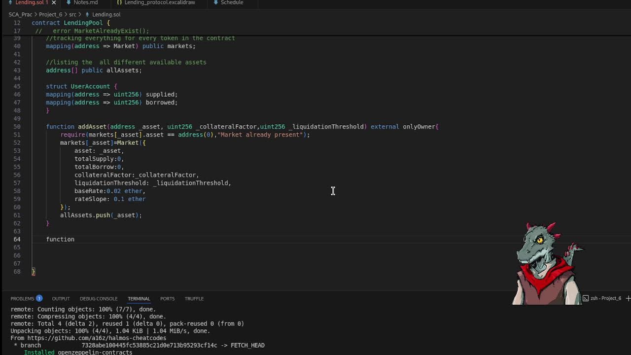 Day 30 : Getting back on track in life - smart contract auditor |Coding Lending - day 3