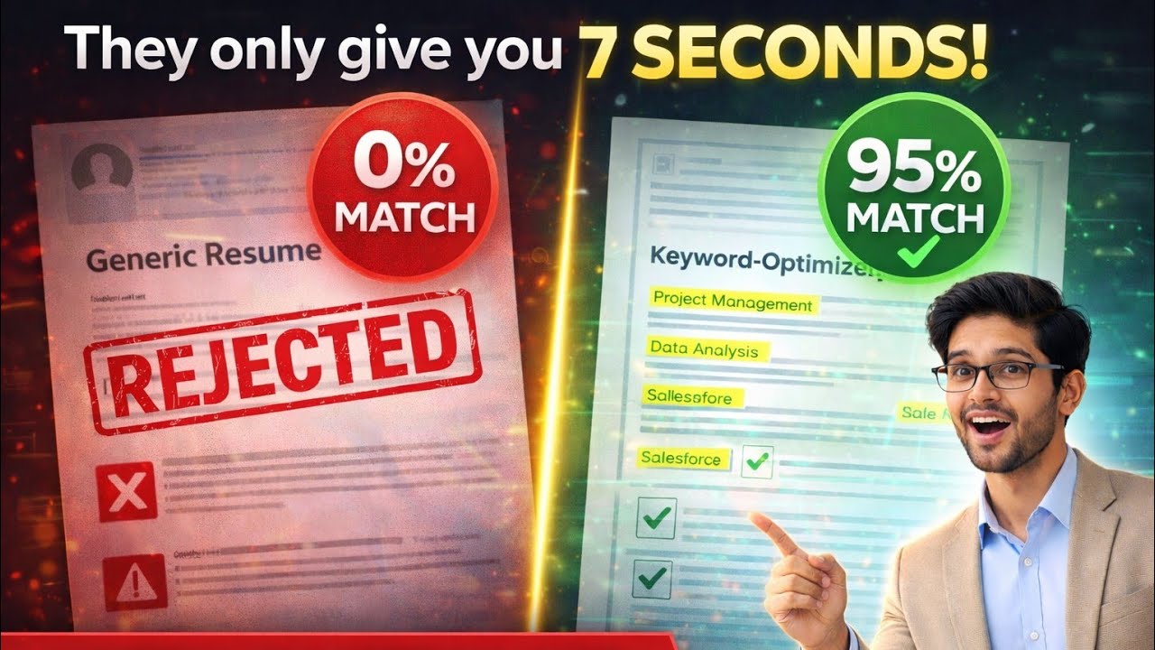 The 7-Second Resume Trick! 📄 Copy-Paste ATS Keywords to Get Hired (2025 Guide)