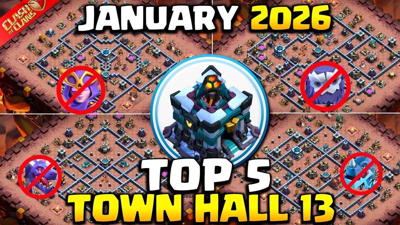 НОВАЯ ЛУЧШАЯ база для войны на Ратуше 13 (TH13) + Ссылка 2026 | База TH13 для CWL | База Clash of...