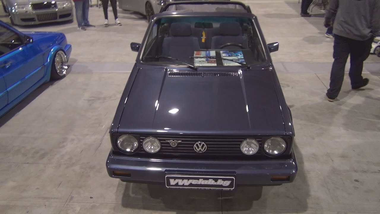 Volkswagen Golf MK1 Cabrio Quartett (1989) Exterior and Interior
