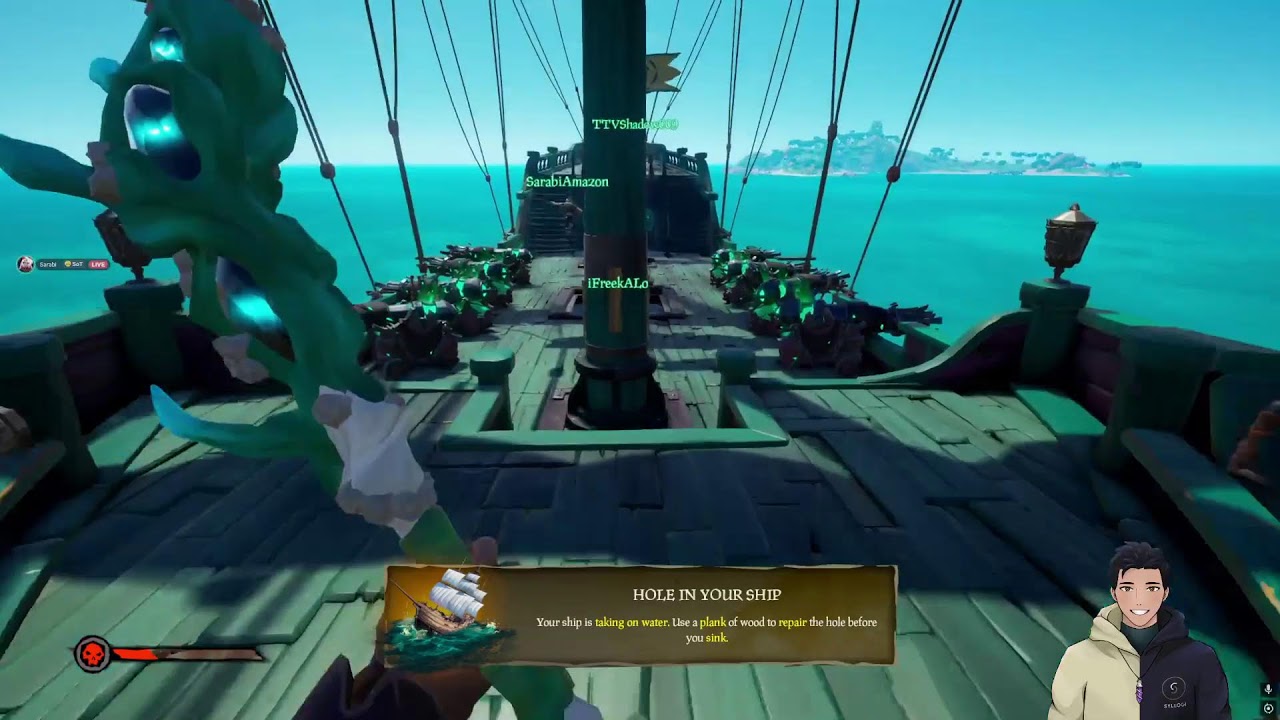 LIVE! My first time ever playing Sea of Thieves with friends!