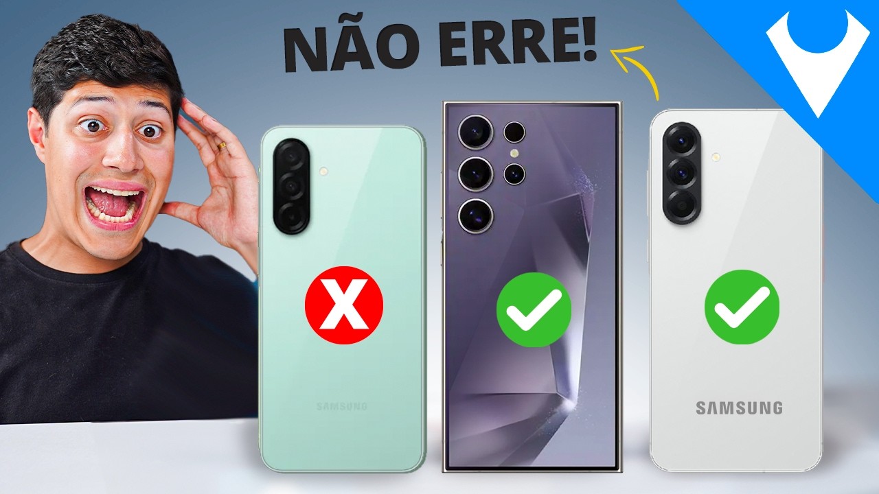 TOP MELHORES celulares da SAMSUNG CUSTO-BENEFÍCIO em 2025! (aprovados, jogos câmera)