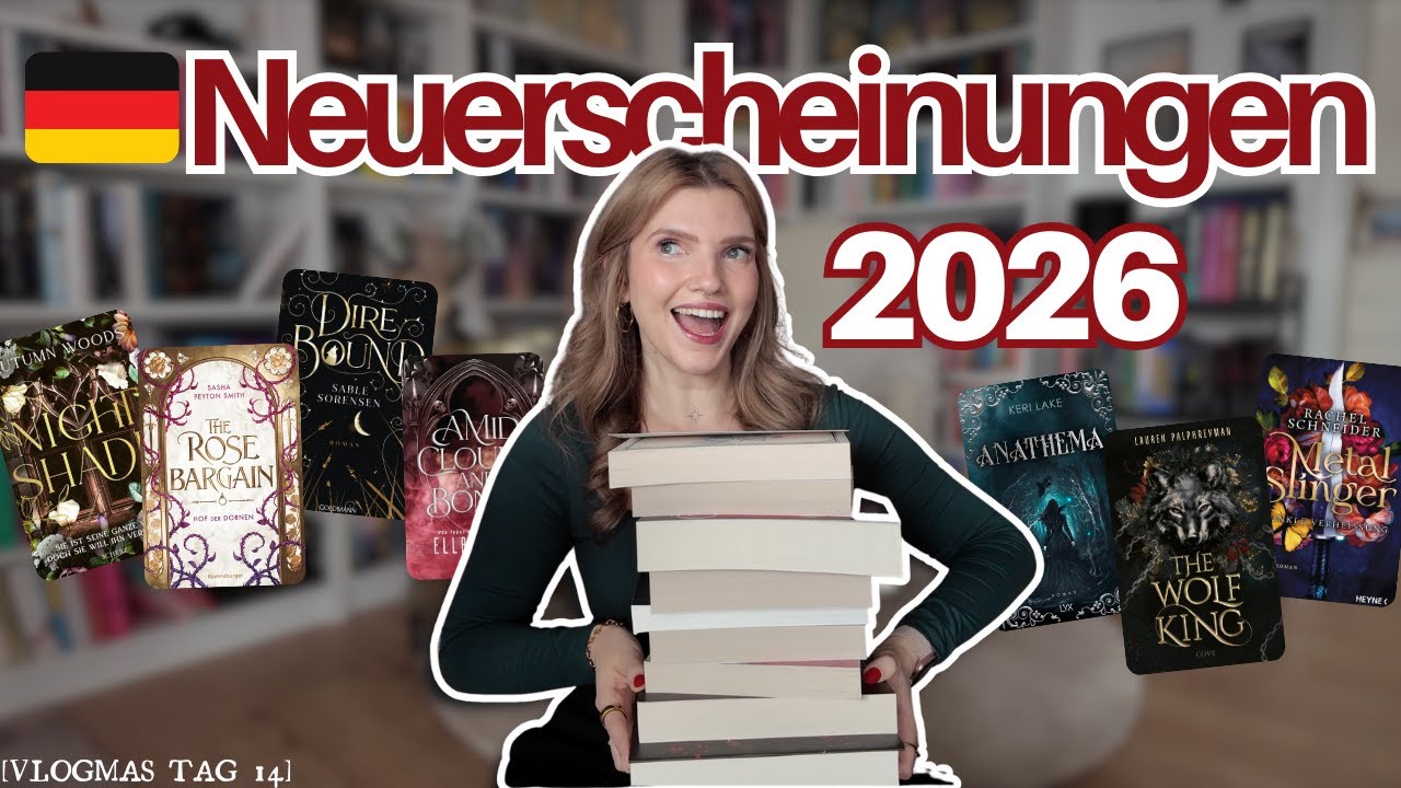 Meine Buch-Highlights werden endlich auf Deutsch übersetzt 🇩🇪📚 | Vlogmas Tag 14