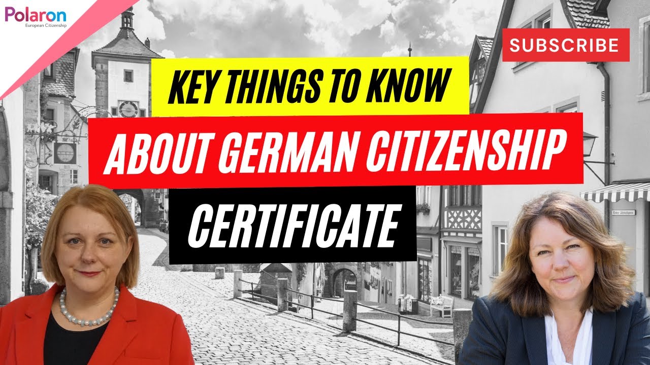 KEY Things to Know About German Citizenship Certificate