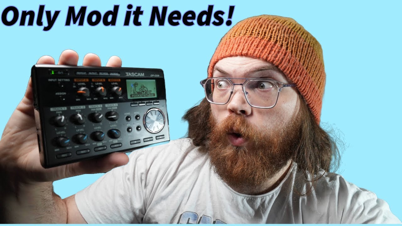 Tascam DP-006 Rechargable Mod!