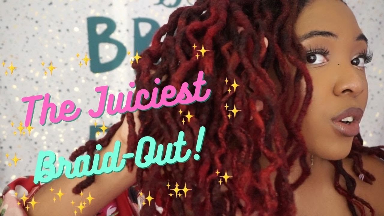 Juiciest Braid-Out On Locs!! (2020)