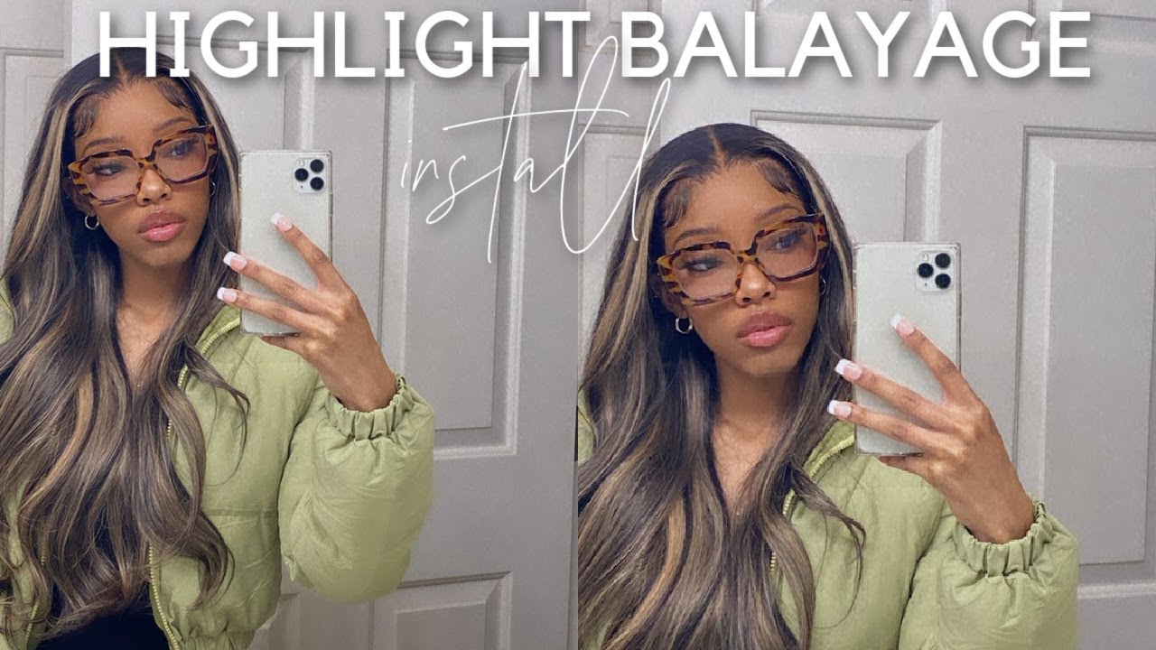 THE BEST BALAYAGE WIG | pre-highlighted DETAILED WIG INSTALL ft. Ayiyi Hair