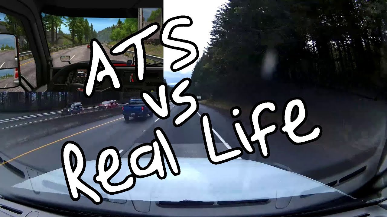 American Truck Simulator vs Real Life - Portland to Pendleton
