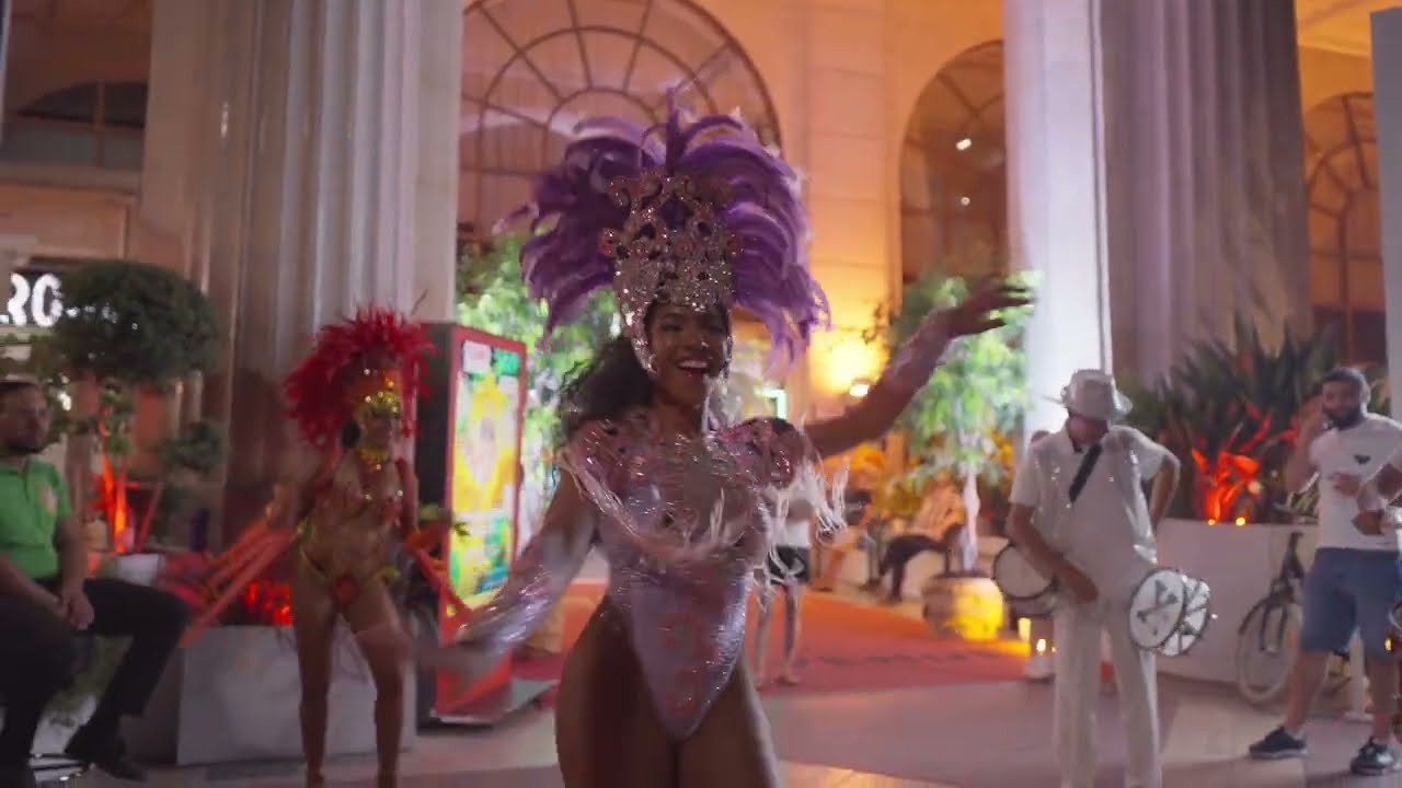 Cie Show Brazil - danseuses de samba et percussionnistes - Casino du Palais de la M&eacute;diterran&eacute;e Nice
