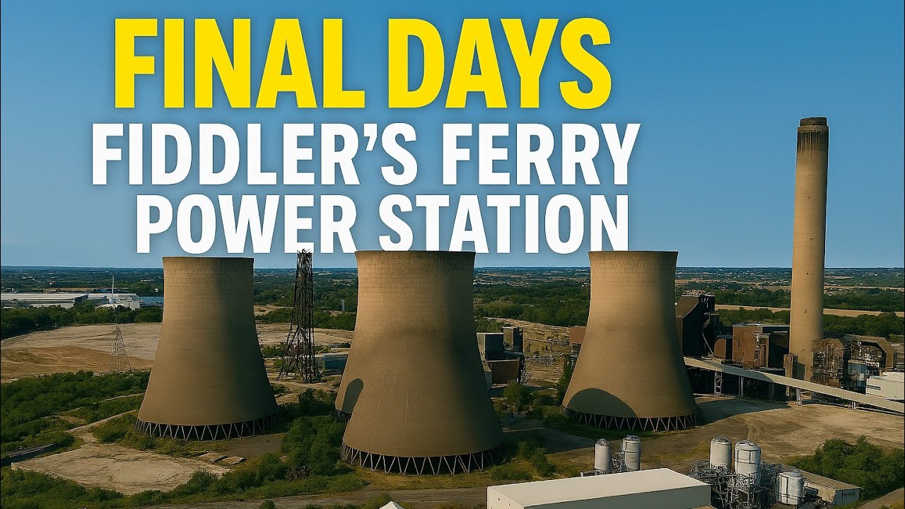 The End of Fiddler’s Ferry – Drone View of the Remaining Towers