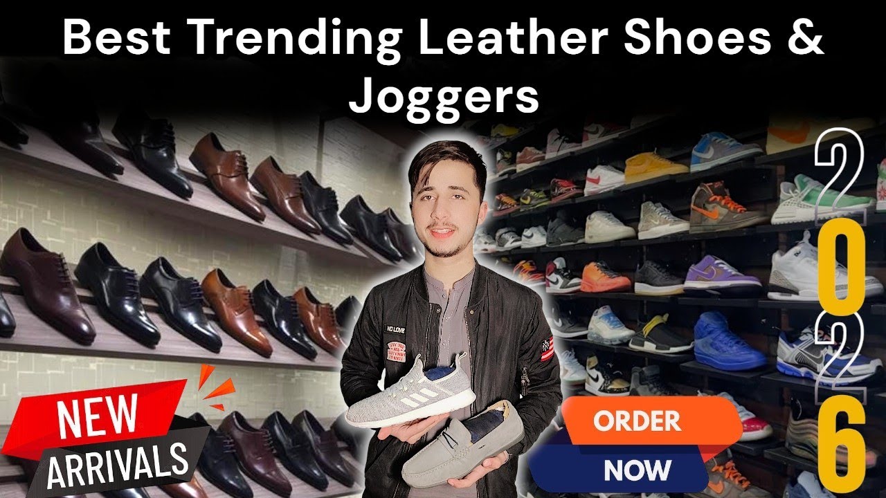 Top Branded Leather Shoes & Joggers | Winter Collection 2026 | Best Winter Footwear