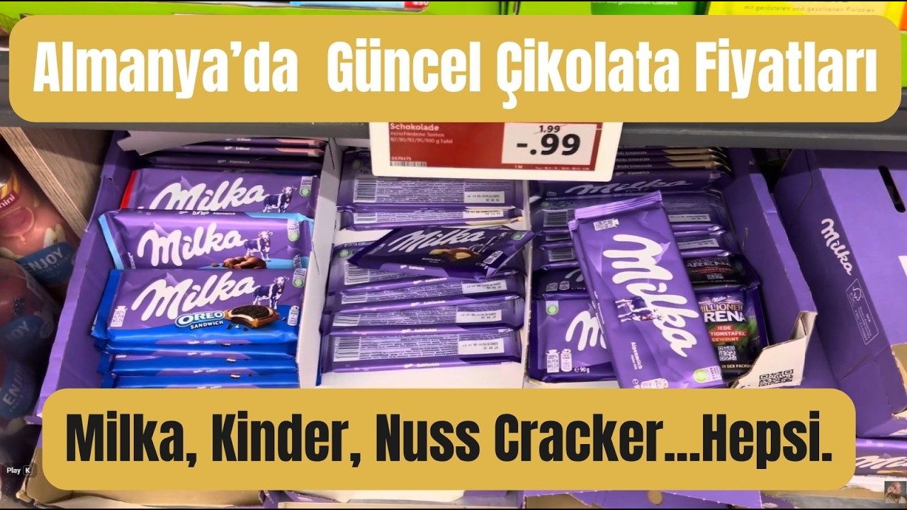 4K Almanya’da Marketlerde Çikolata Çeşitleri Kaç Euro’dan Satılıyor? Açıklamayı Oku!