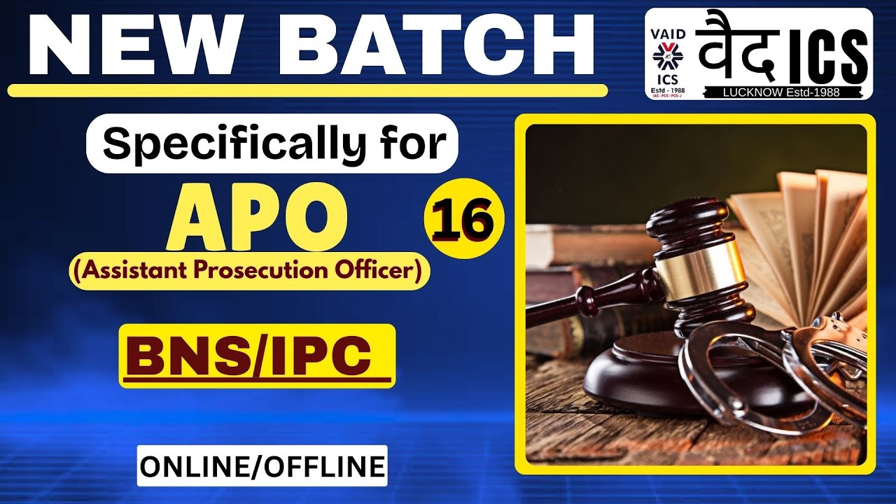 Inchoate offences under BNS/IPC  | Explained by Ishan Sir | PCS-J & APO Batch | VAID ICS LAW