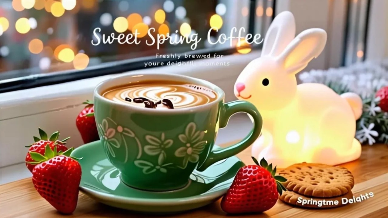 Positive February Jazz ☕ Sweet Spring Coffee Jazz & Bossa Nova Instrumental for Study Work