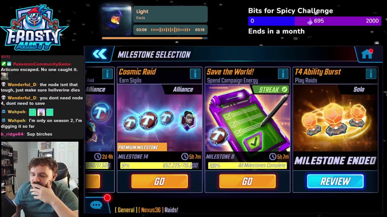 Back from seeing the Fam...Lets Do This...!bits !drops