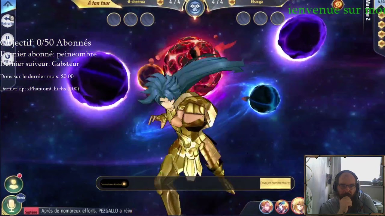 Reshoutcast du Jamir de Mars 2021 sur Saint Seiya Awakening