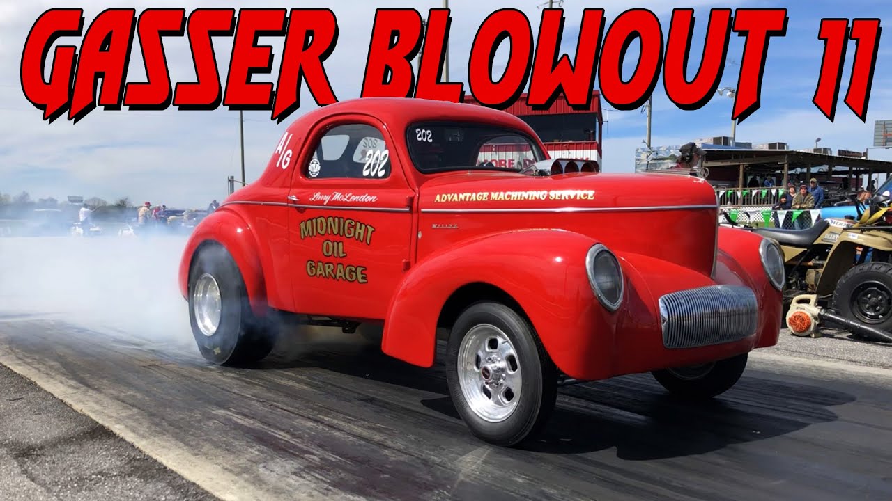 Gasser Blowout 11 Highlights Nostalgia Drag Racing Atmore Alabama GBO11