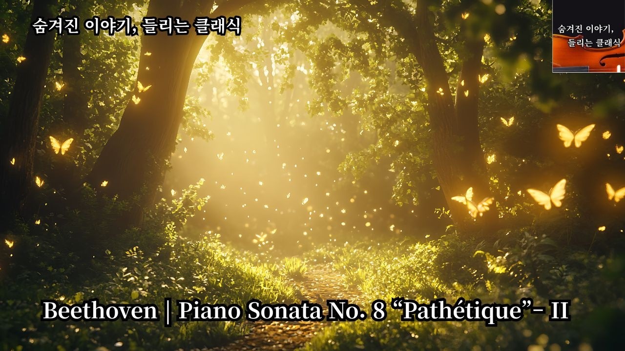 베토벤 피아노 소나타 제8번 ‘비창’ 2악장 Beethoven Piano Sonata No. 8, Op. 13 'Pathétique' II. Adagio cantabile