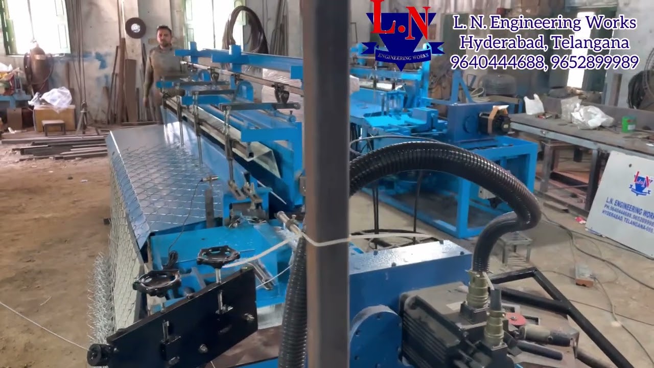Semi Automatic Chain Link Machine 2 Machines Ready for delivery #chainlinkmachine #fencingmachine