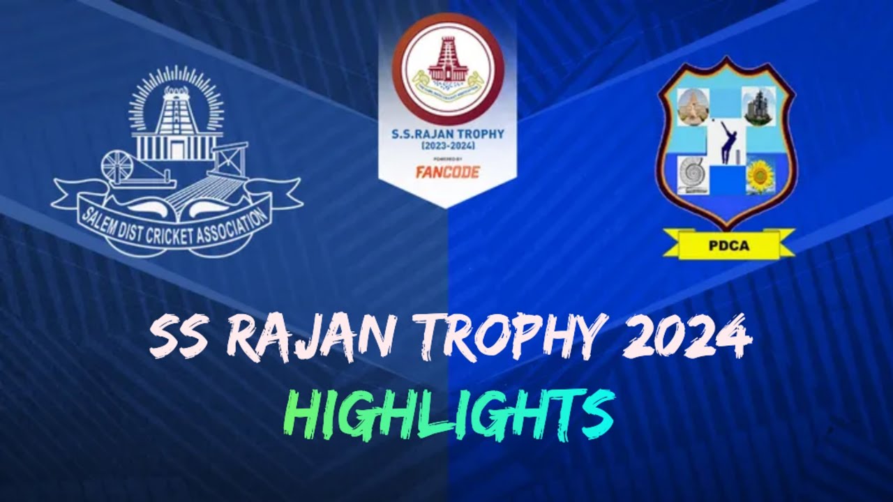 Perambalur vs Salem | SS Rajan Trophy T20 Tournament 2024 | Highlights | Iyarkaiadiyan
