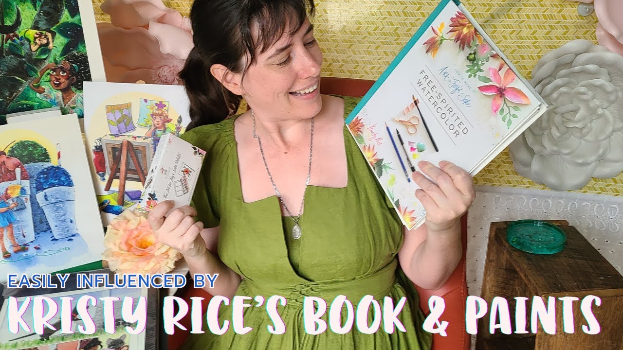 I'm Torn- Easily Influenced by Kristy Rice's Free Spirited Watercolor & Watercolor Palette