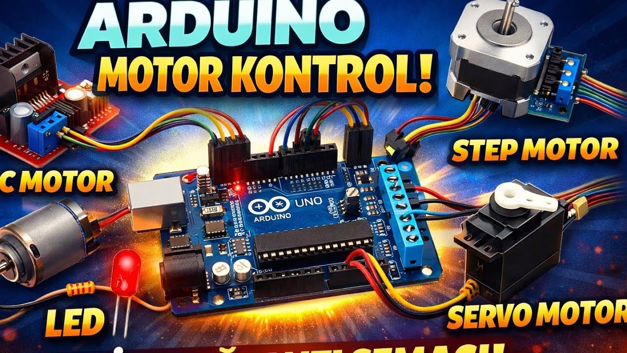 ARDUINODAN KENDİ SÜRÜCÜMÜ YAPIYORUM BÖLÜM1(OLMADI)