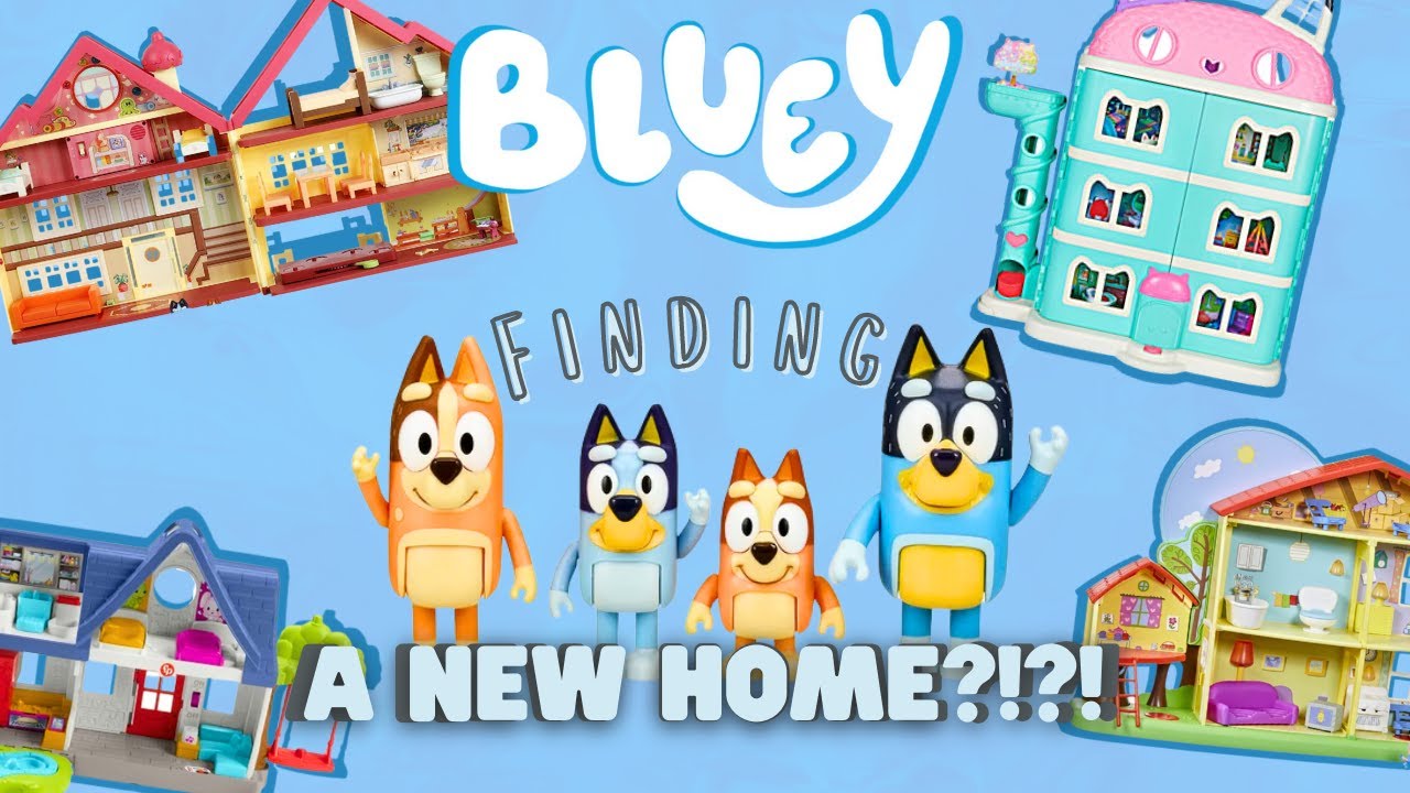 Bluey Finding a New Family Home | Kid's Playtime Video #Bluey
