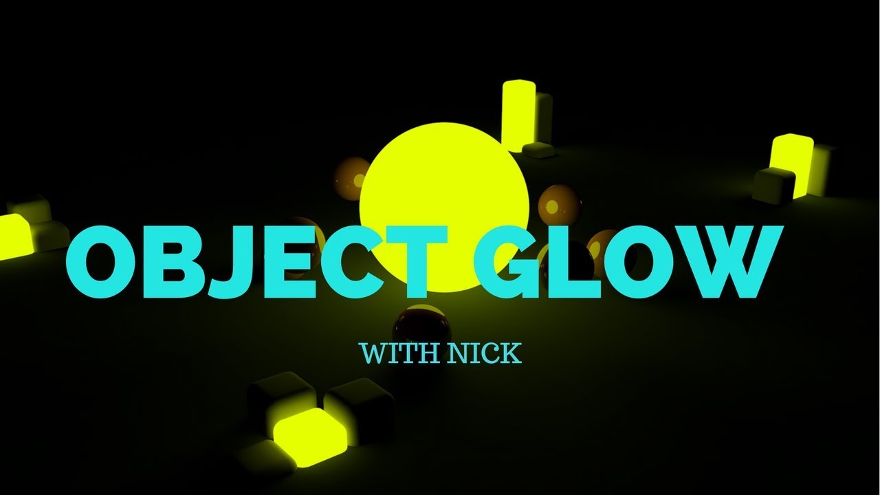 LETS LEARN CINEMA 4D R19 - OBJECT GLOW