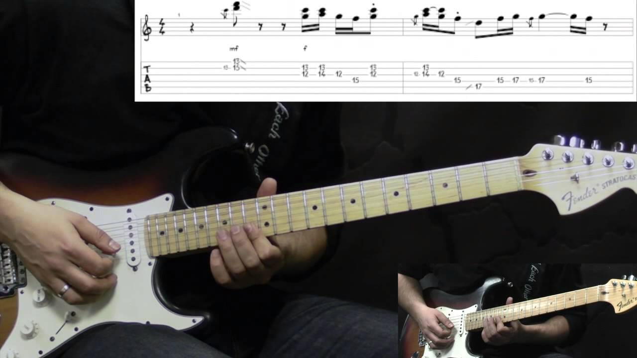 Джими Хендрикс - The Wind Cries Mary Solo - Урок игры на блюзовой гитаре (с табулатурами)