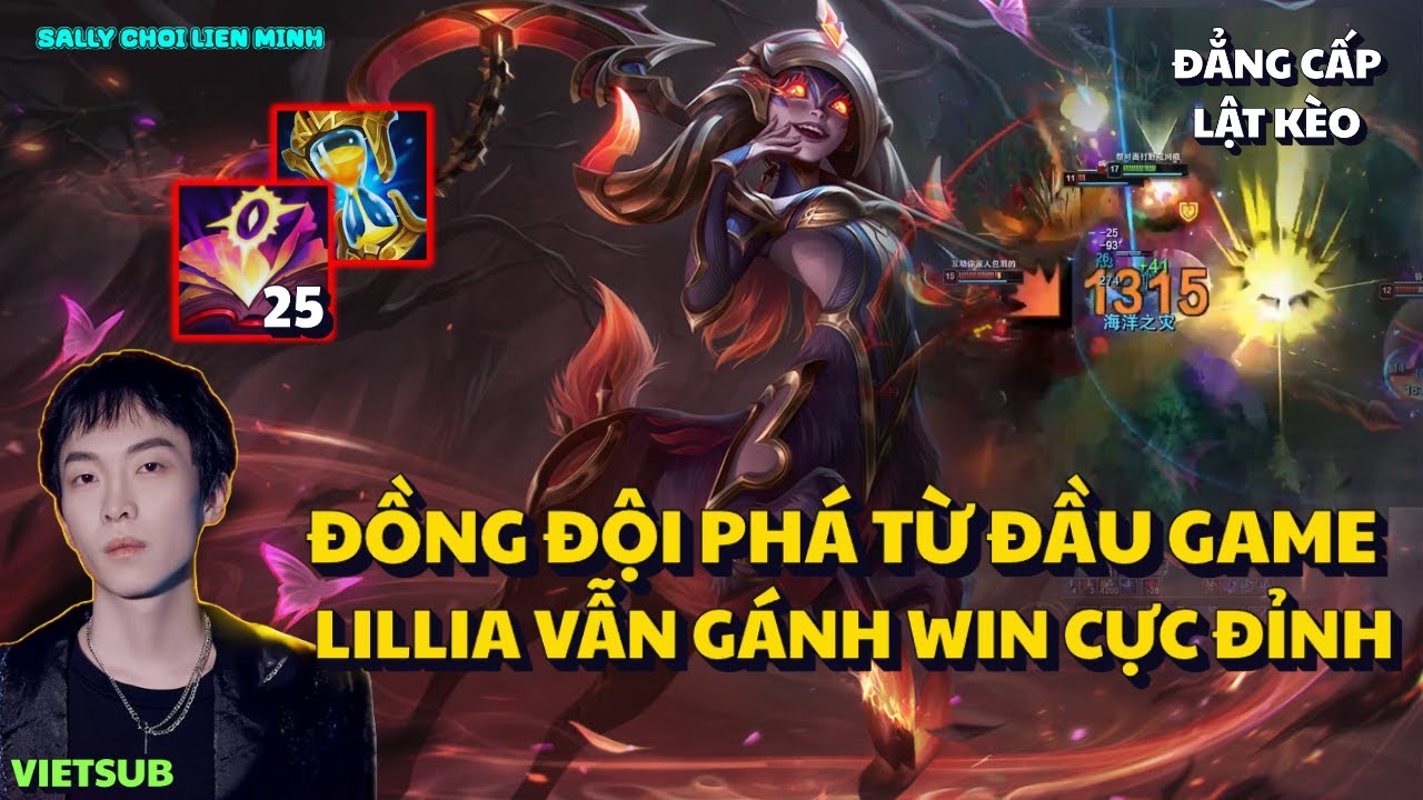 LẬT K&Egrave;O ĐẲNG CẤP D&Ugrave; BỊ ĐỒNG ĐỘI PH&Aacute; TỪ ĐẦU GAME , C&Ugrave;NG XEM SALLY XỬ L&Yacute; LILLIA KH&Eacute;T NHƯ N&Agrave;O