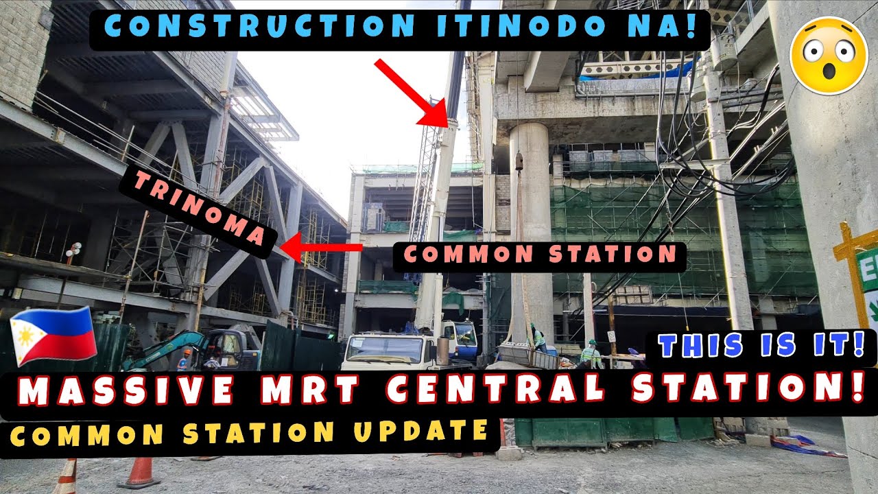 Wow! Construction ng MRT Central Station Itinodo na! Magbubukas na sa 2027! 🇵🇭