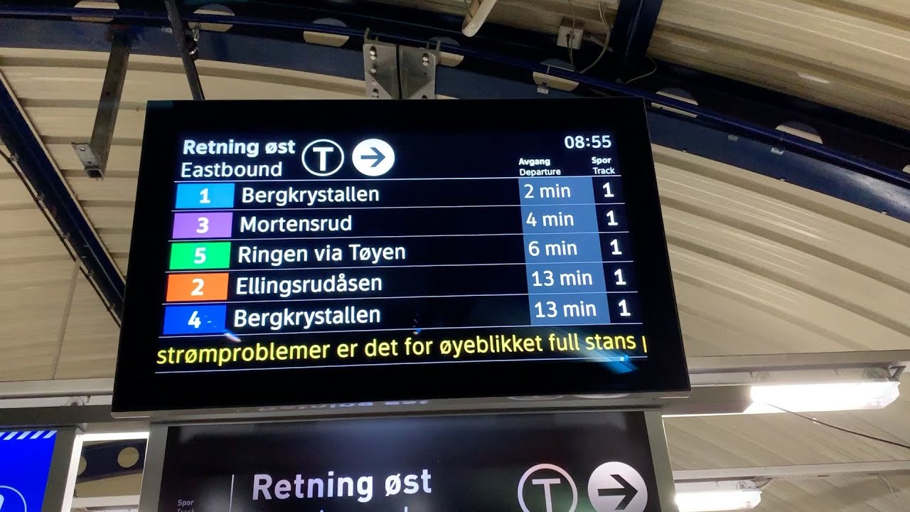Strømproblemer skaper full stans