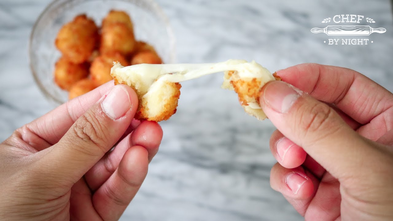 DEEP-FRIED MOZZARELLA CHEESE BALLS | by Chef by Night