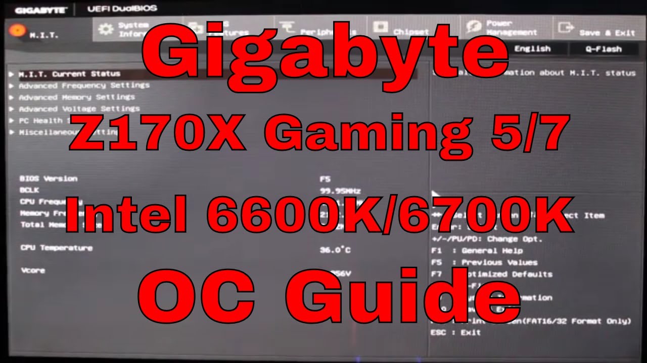 Руководство по разгону GIGABYTE GA-Z170X-Gaming 5/7 
