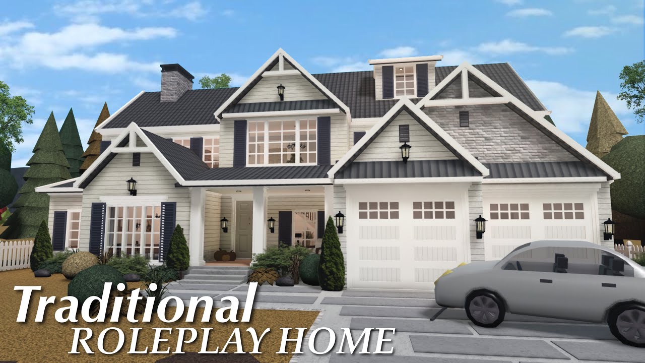 Bloxburg: Traditional Roleplay Home | Roblox Bloxburg | Speedbuild
