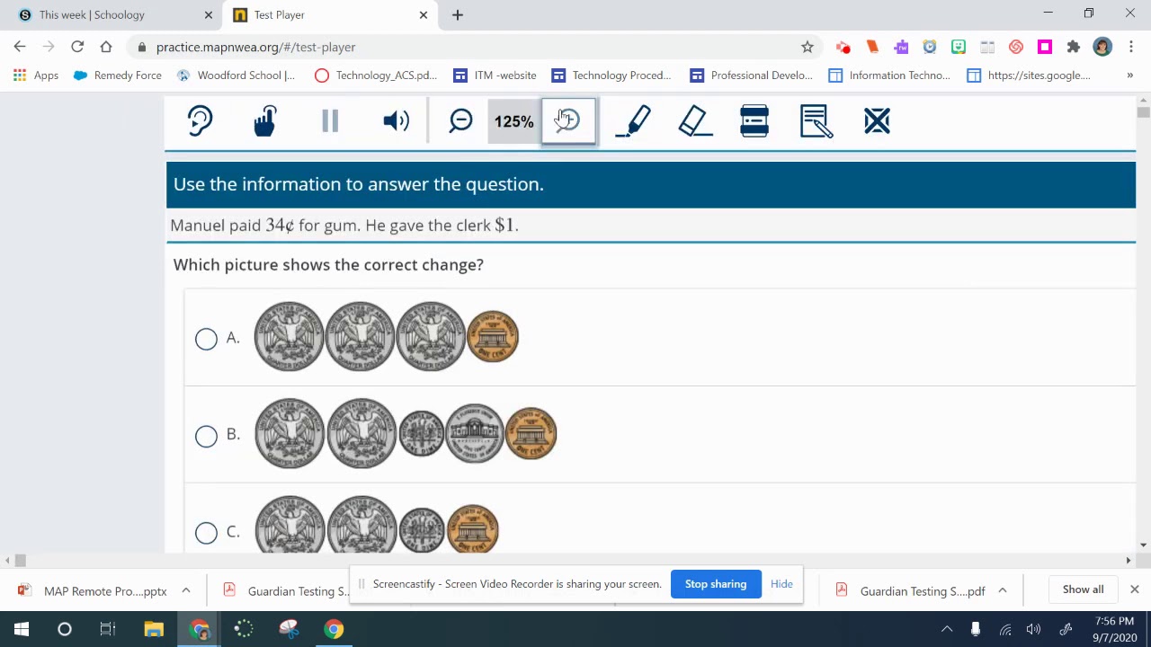 2nd grade MAP practice test