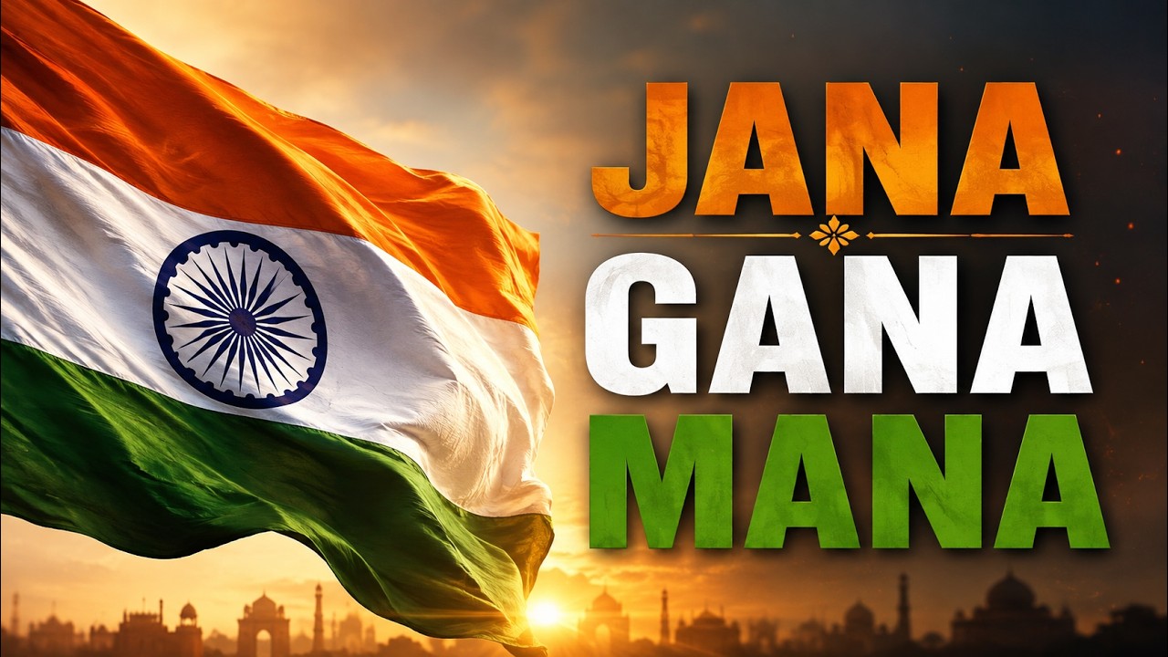 🇮🇳 Jana Gana Mana | Indian National Anthem | 15 August Independence Day 2026 | 80th Independence Day