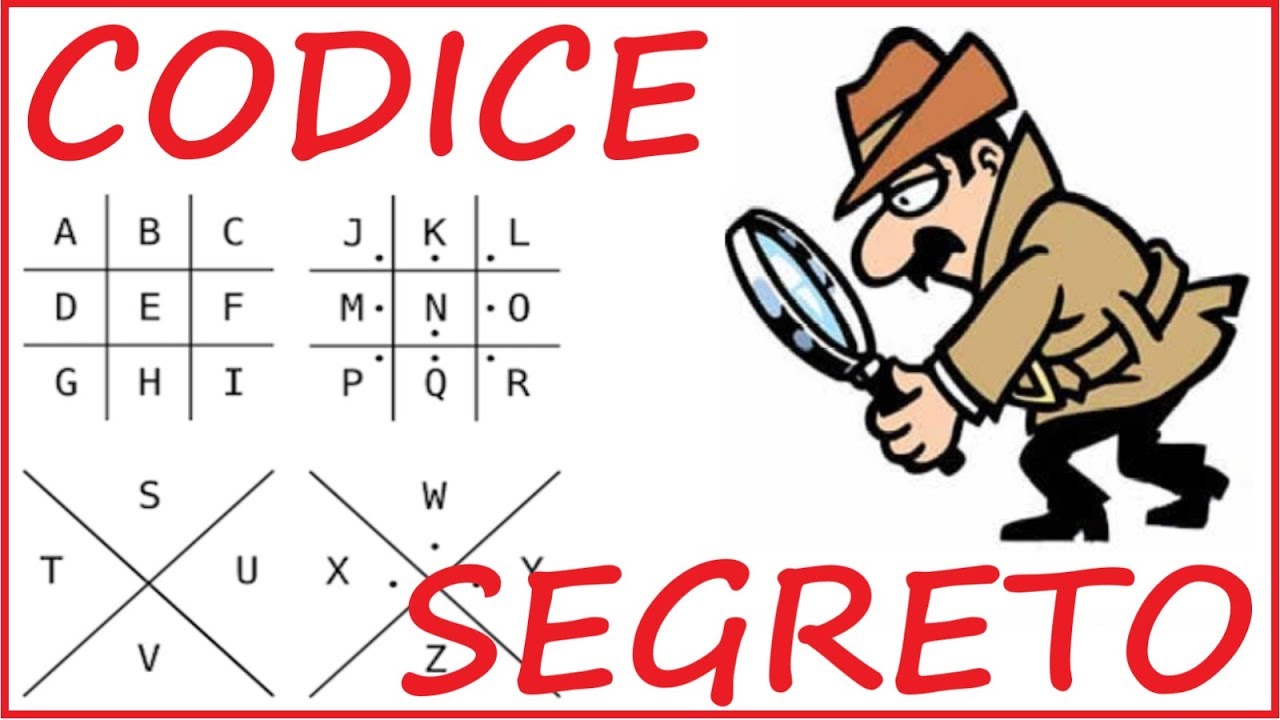 CODICE SEGRETO FACILE DA RICORDARE - SECRET CODE