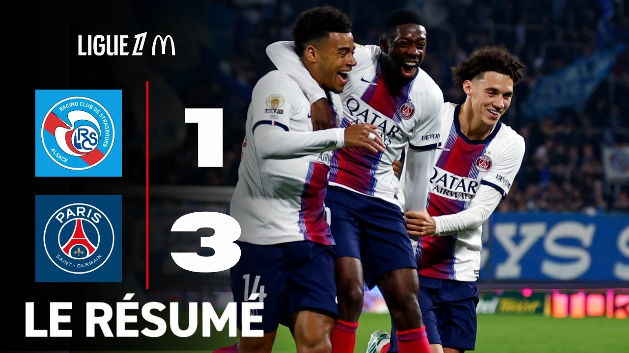 Strasbourg - PSG | 1-3 | Le r&eacute;sum&eacute; | Ligue 1 2026-27 | psg strasbourg