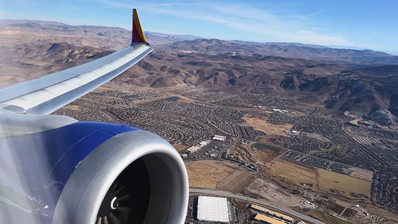 (BUZZSAW on a MAX!) Powerful Takeoff! | Southwest 737 MAX 8 | Reno RNO