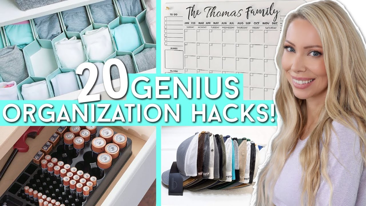 20 Genius New Year Organization Ideas YOU MUST TRY! Organization Motivation!