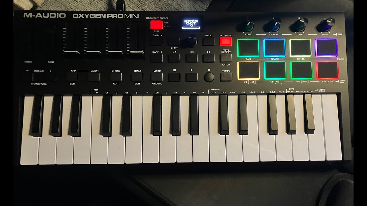 M-AUDIO OXYGEN PRO MINI MIDI (super cool!)