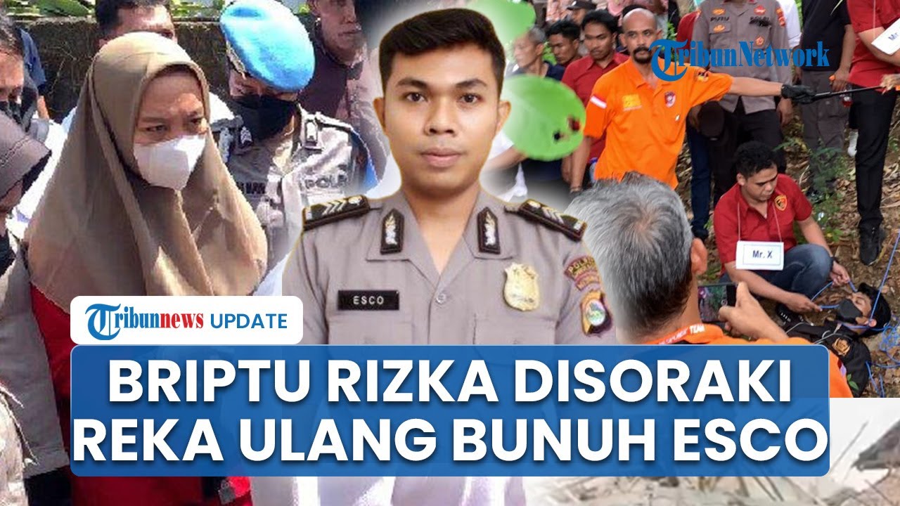 Rekonstruksi Pembunuhan Brigadir Esco di Lombok Jadi Tontonan Ratusan Warga, Soraki Briptu Rizka